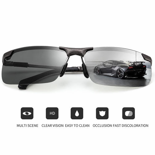 🥳2026 HOT SALE🥳💞50K+ SOLD!🕶️🌦️ Upgraded Photochromic Lenses 49% OFF! Anti-glare polarization meets smart light adaptation. A stylish, intelligent choice for your eyes. 💎😎
