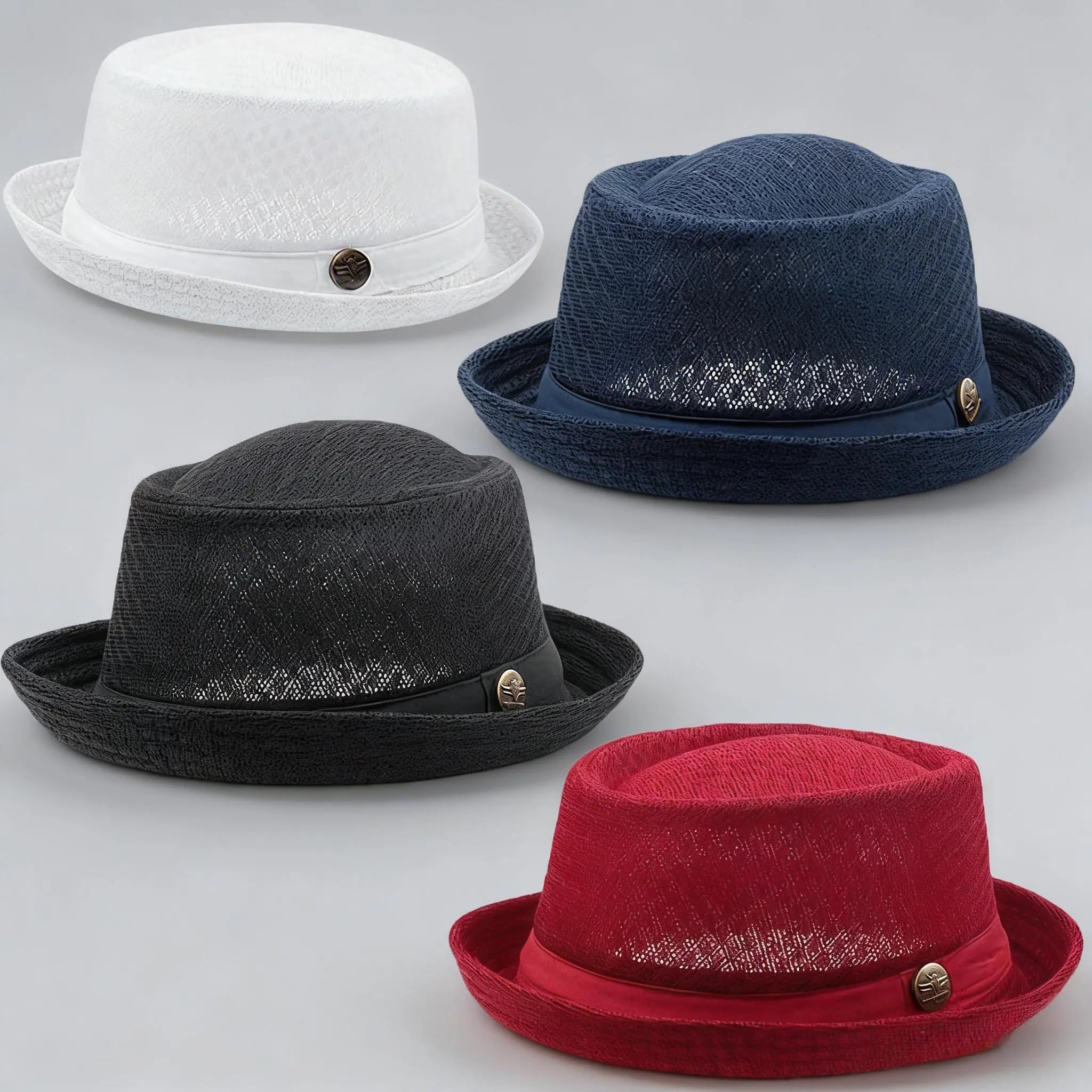 🧢Unisex Breathable Mesh Pork Pie Hat