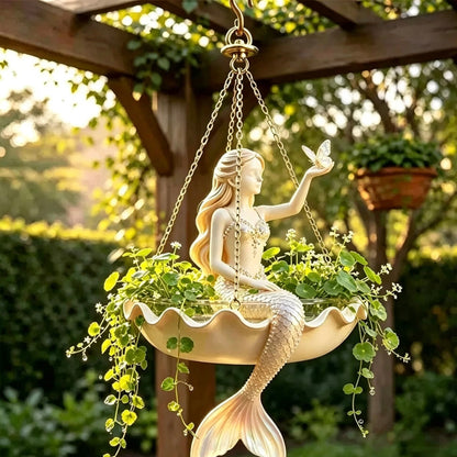 💃 Ballet Dancer Hanging Planter– 🌿Elegant Garden Decor for Porch & Patio
