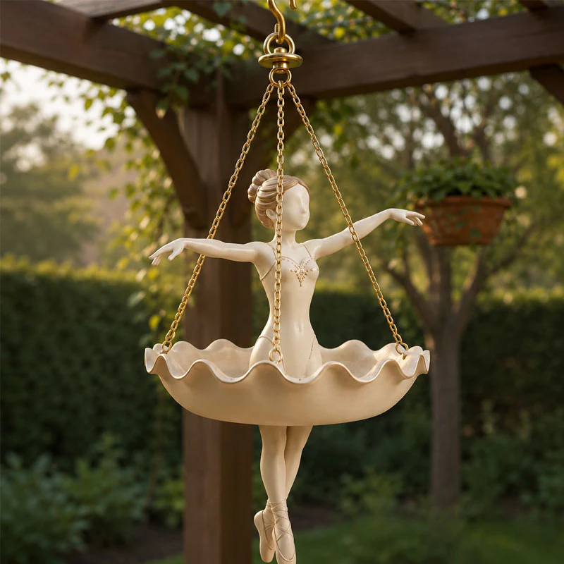 💃 Ballet Dancer Hanging Planter– 🌿Elegant Garden Decor for Porch & Patio