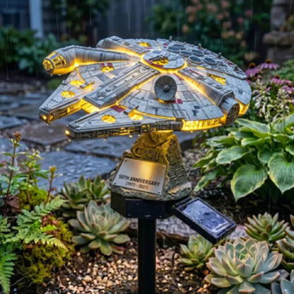 60th Anniversary Enterprise NCC-1701 Solar Garden Light