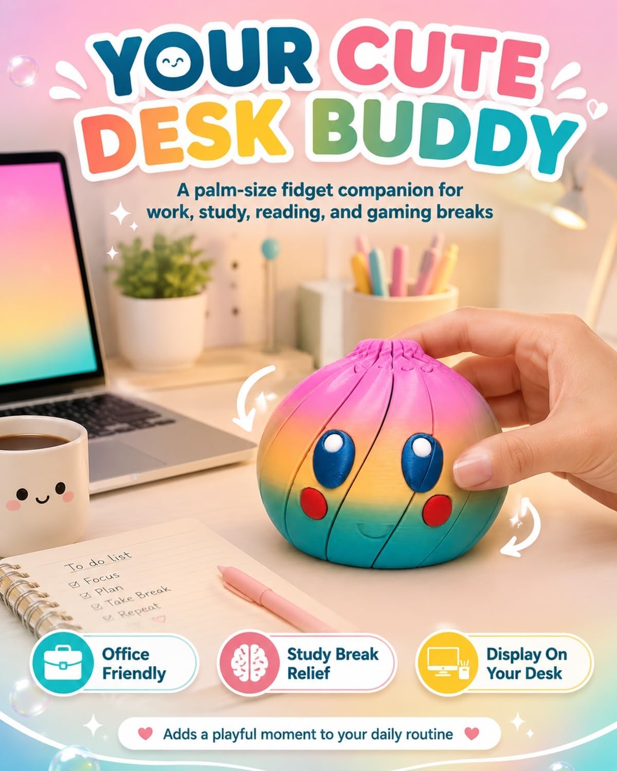 🎁 Hot Sale 40% Off 🦜Dumplings Squishy 3D Printed Dumpling Fidget Toy