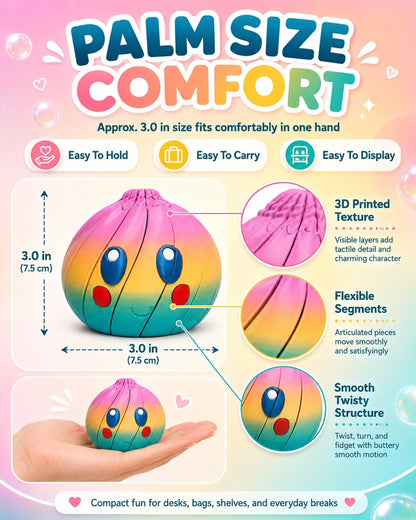 🎁 Hot Sale 40% Off 🦜Dumplings Squishy 3D Printed Dumpling Fidget Toy
