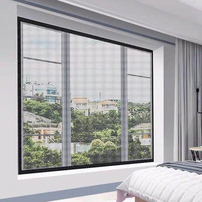 ✨3-Second Fit Window Mesh 🌬️ Ultra-fine 1.0mm mesh 🦟 Blocks virtually all bugs ✅ Breathable & invisible 🏡 Trusted by thousands of UK homes for a bug-free summer!