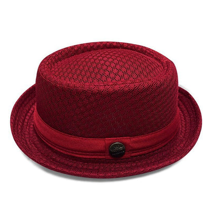 🧢Unisex Breathable Mesh Pork Pie Hat