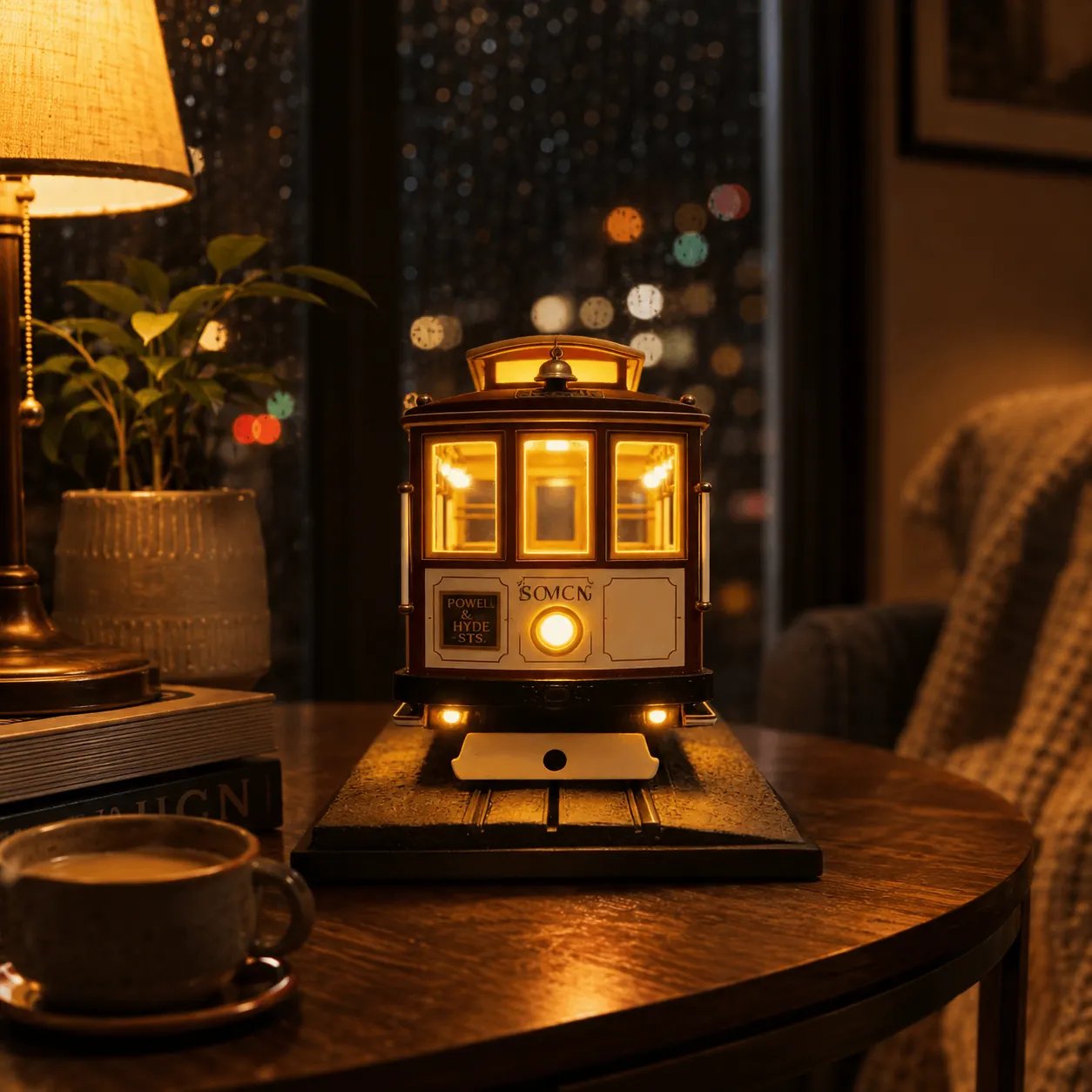 🚆San Francisco Cable Car Lamp