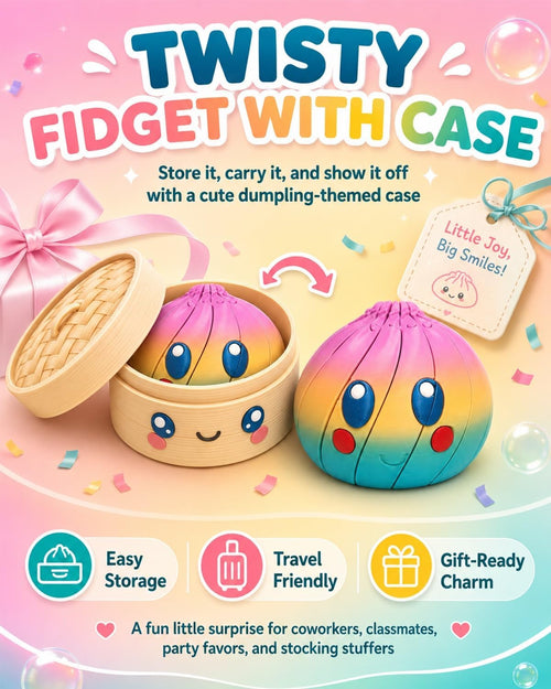 🎁 Hot Sale 40% Off 🦜Dumplings Squishy 3D Printed Dumpling Fidget Toy