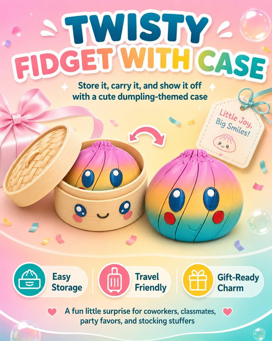 🎁 Hot Sale 40% Off 🦜Dumplings Squishy 3D Printed Dumpling Fidget Toy