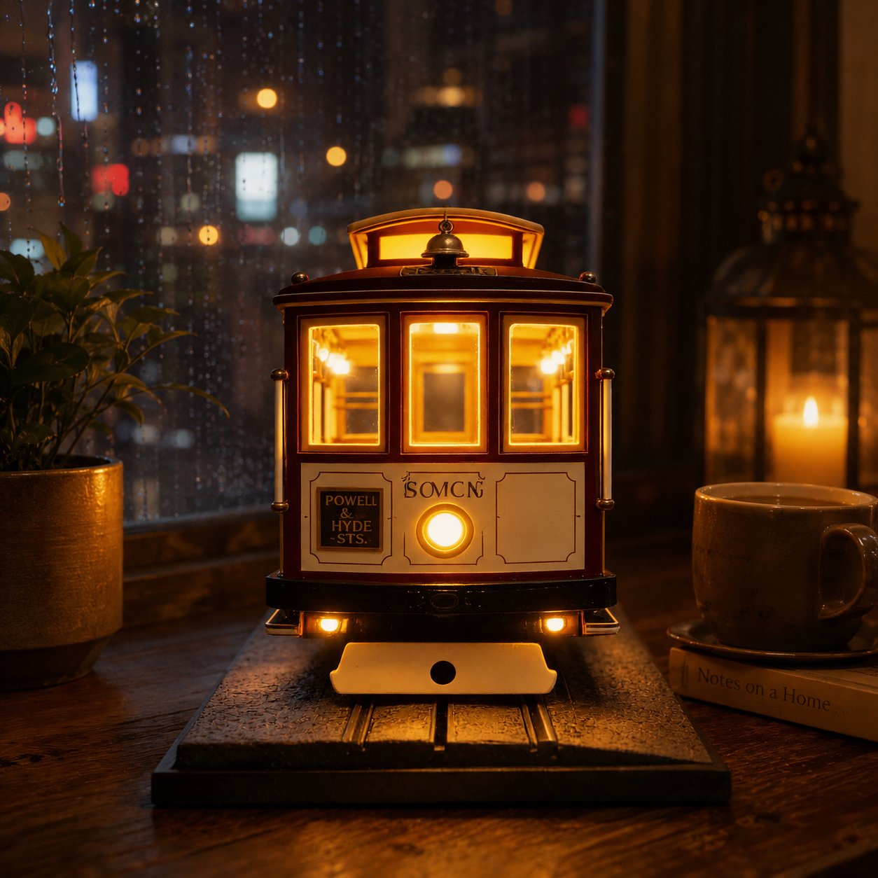 🚆San Francisco Cable Car Lamp
