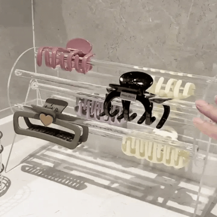 ✨Acrylic Hair Claw Holder Hair accessory storage rack