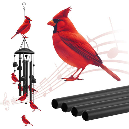 🎵 LIMITED-TIME 40% OFF! 💐 Vintage Metal Wind Chimes | Elegant Black Aluminium Garden Decor with Bird & Butterfly Accents for Patio & Porch🔔