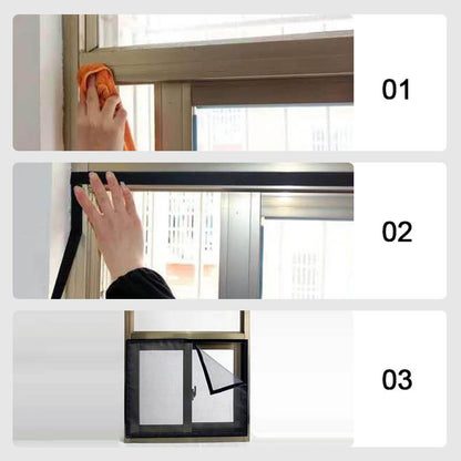 ✨3-Second Fit Window Mesh 🌬️ Ultra-fine 1.0mm mesh 🦟 Blocks virtually all bugs ✅ Breathable & invisible 🏡 Trusted by thousands of UK homes for a bug-free summer!