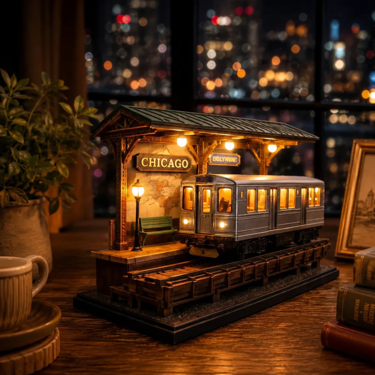 🚆San Francisco Cable Car Lamp