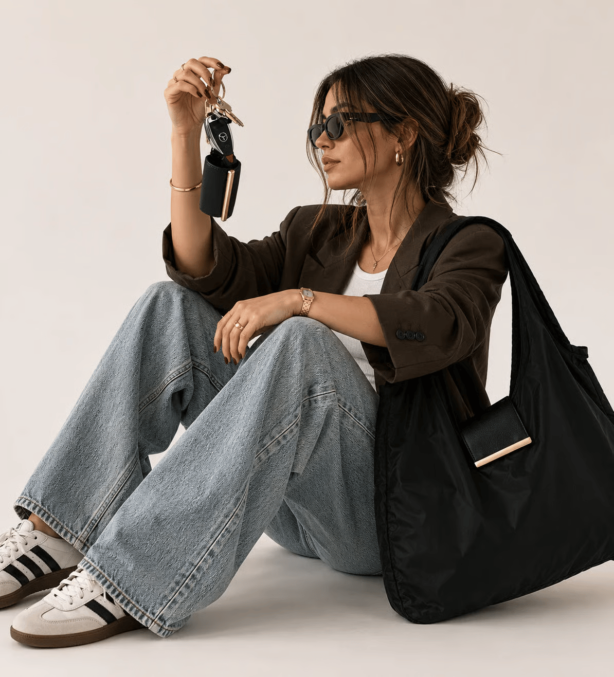 Transformable Bag – Stylish Vegan Leather Tote and Keychain Charm