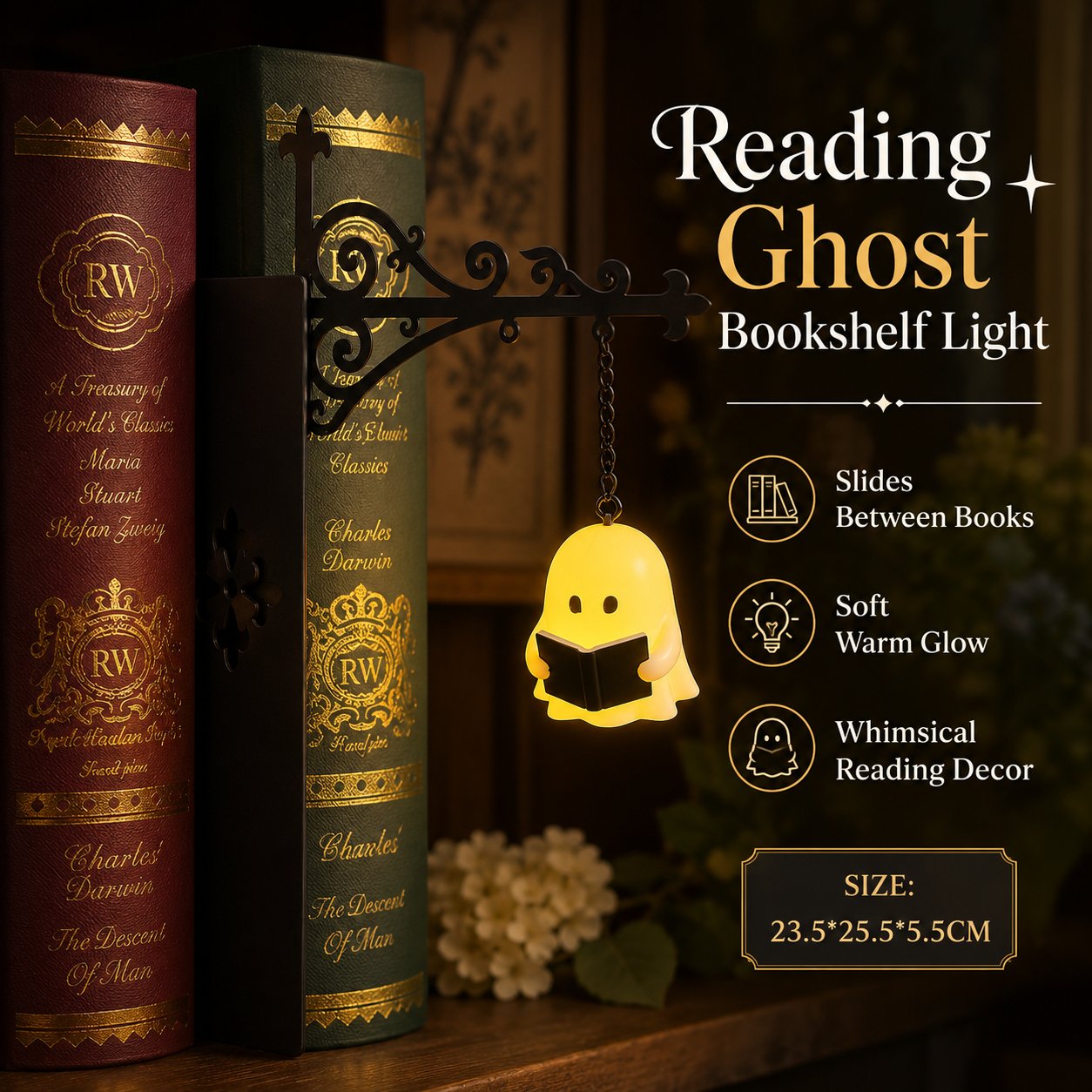 👻✨ Turn Your Bookshelf Into a Magical Little Reading Corner
