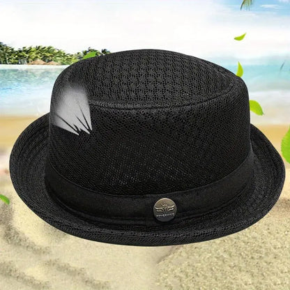 🧢Unisex Breathable Mesh Pork Pie Hat