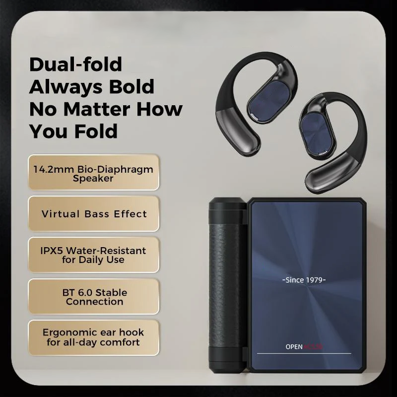 🎧 LIMITED-TIME 30% OFF! 💥 Wireless Noise-Canceling Bluetooth 6.0 Earbuds – 145H Battery, IPX5 Waterproof, Sports ✨