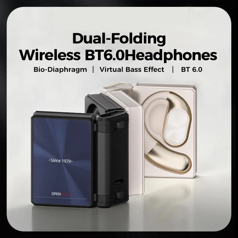 🎧 LIMITED-TIME 30% OFF! 💥 Wireless Noise-Canceling Bluetooth 6.0 Earbuds – 145H Battery, IPX5 Waterproof, Sports ✨