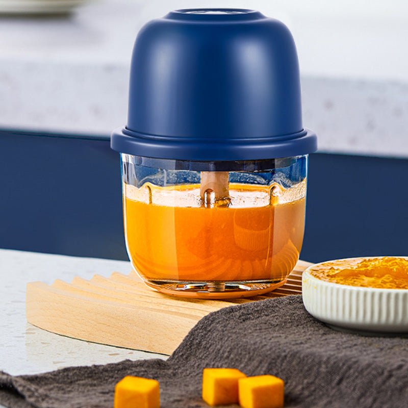 🏆Cordless Multifunctional Mini Electric Food Processor, Wireless Portable Kitchen Chopper for Minced Meat, Garlic & Baby Puree, Fast Food Prep Kitchen Helper
