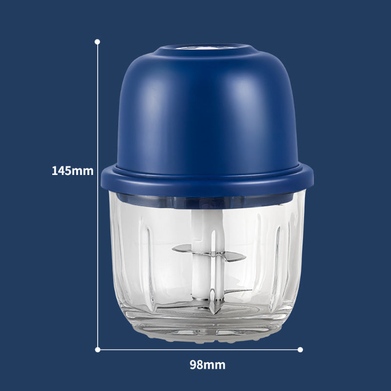 🏆Cordless Multifunctional Mini Electric Food Processor, Wireless Portable Kitchen Chopper for Minced Meat, Garlic & Baby Puree, Fast Food Prep Kitchen Helper
