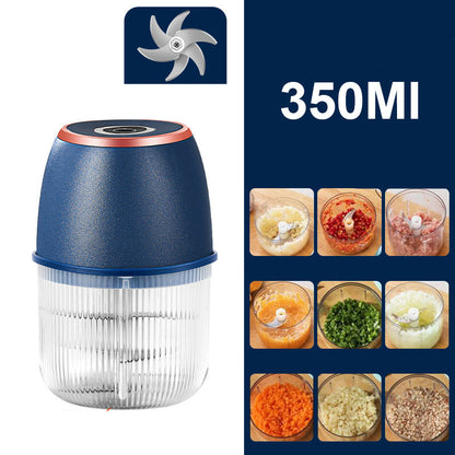 🏆Cordless Multifunctional Mini Electric Food Processor, Wireless Portable Kitchen Chopper for Minced Meat, Garlic & Baby Puree, Fast Food Prep Kitchen Helper