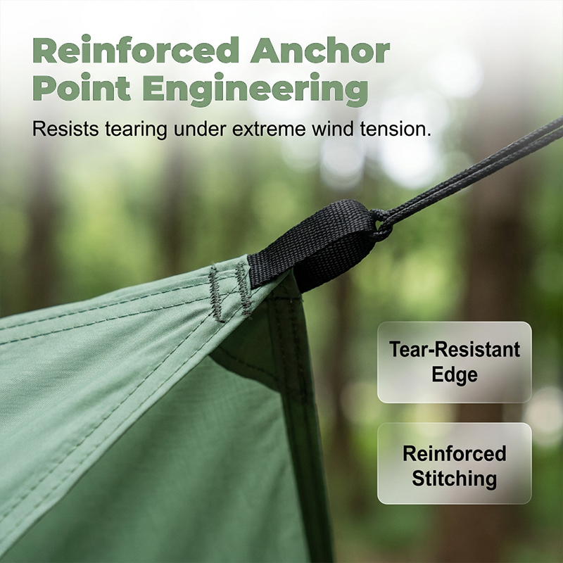 📢📢40% OFF !! ⏰Portable Diamond-Shaped Camping Tarp Sun Shelter