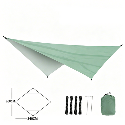 📢📢40% OFF !! ⏰Portable Diamond-Shaped Camping Tarp Sun Shelter