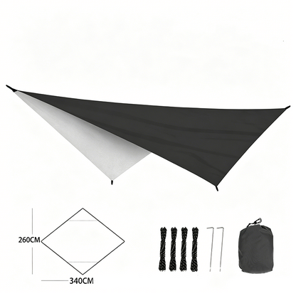 📢📢40% OFF !! ⏰Portable Diamond-Shaped Camping Tarp Sun Shelter