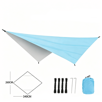 📢📢40% OFF !! ⏰Portable Diamond-Shaped Camping Tarp Sun Shelter