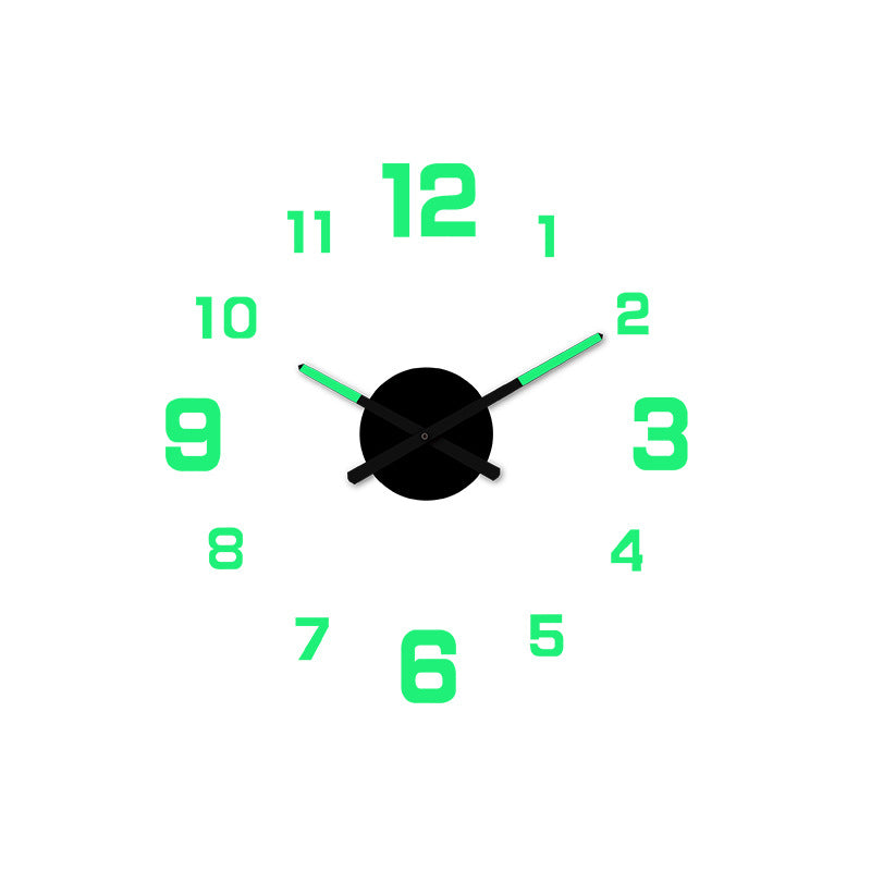 🕰️ LIMITED-TIME 30% OFF! 💥 3D DIY Luminous Acrylic Wall Clock Set – Silent Movement, Drill-Free, Custom Size ✨