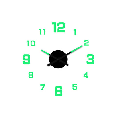 🕰️ LIMITED-TIME 30% OFF! 💥 3D DIY Luminous Acrylic Wall Clock Set – Silent Movement, Drill-Free, Custom Size ✨