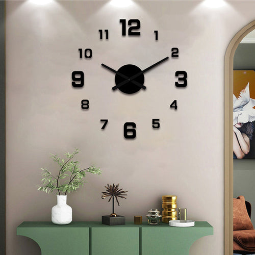🕰️ LIMITED-TIME 30% OFF! 💥 3D DIY Luminous Acrylic Wall Clock Set – Silent Movement, Drill-Free, Custom Size ✨
