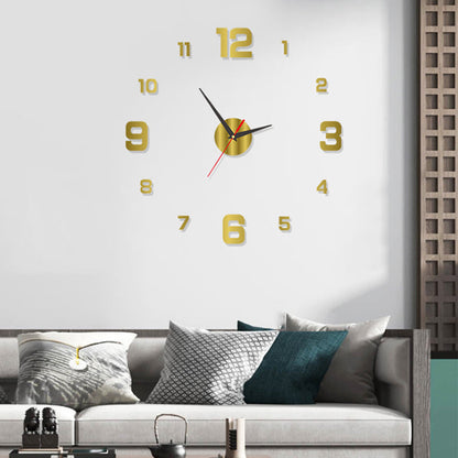 🕰️ LIMITED-TIME 30% OFF! 💥 3D DIY Luminous Acrylic Wall Clock Set – Silent Movement, Drill-Free, Custom Size ✨