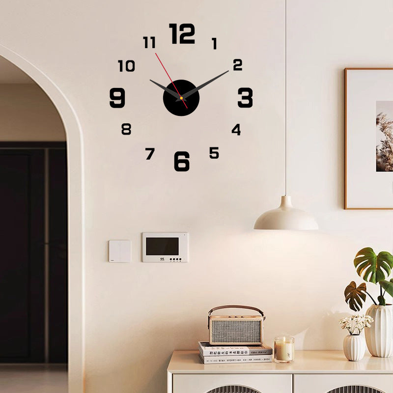🕰️ LIMITED-TIME 30% OFF! 💥 3D DIY Luminous Acrylic Wall Clock Set – Silent Movement, Drill-Free, Custom Size ✨