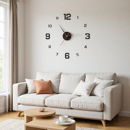 🕰️ LIMITED-TIME 30% OFF! 💥 3D DIY Luminous Acrylic Wall Clock Set – Silent Movement, Drill-Free, Custom Size ✨