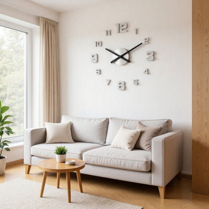 🕰️ LIMITED-TIME 30% OFF! 💥 3D DIY Luminous Acrylic Wall Clock Set – Silent Movement, Drill-Free, Custom Size ✨
