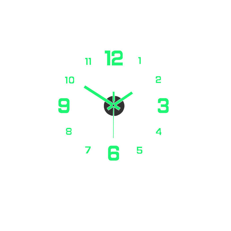 🕰️ LIMITED-TIME 30% OFF! 💥 3D DIY Luminous Acrylic Wall Clock Set – Silent Movement, Drill-Free, Custom Size ✨