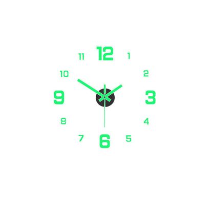 🕰️ LIMITED-TIME 30% OFF! 💥 3D DIY Luminous Acrylic Wall Clock Set – Silent Movement, Drill-Free, Custom Size ✨