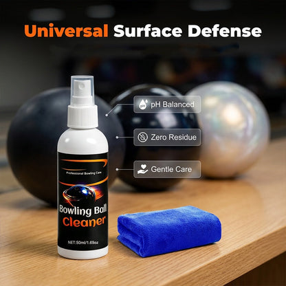 🥳2026 HOT SALE🥳💪 Pro-Grade Bowling Ball Cleaner – Instantly removes lane oil. Includes premium towel. Keeps your ball performing like new! ✨