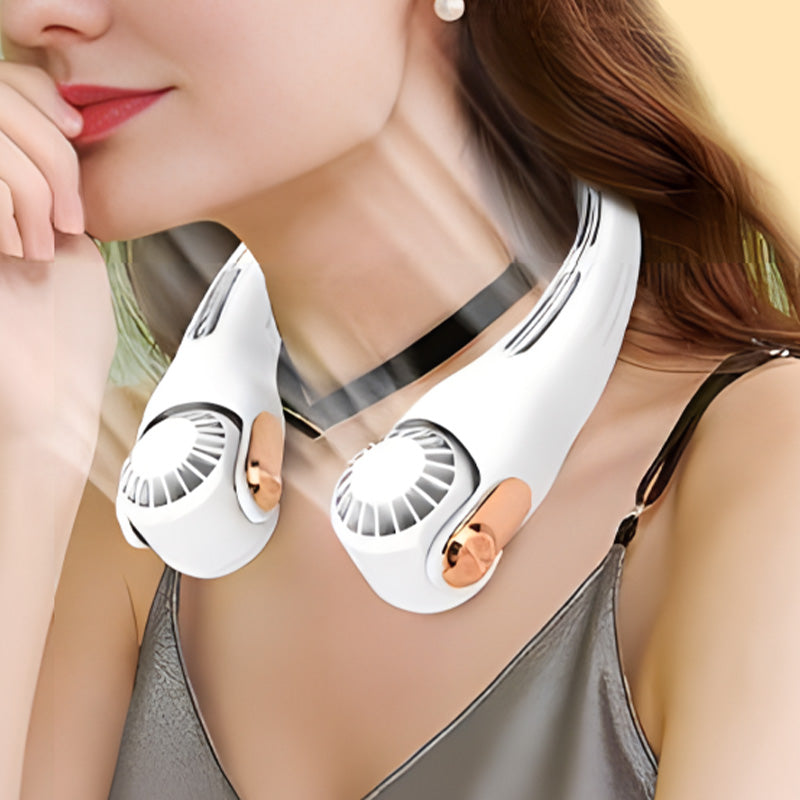 🌀 LIMITED-TIME 30% OFF! 💥 360° Rotating Neck Fan – Ultra Quiet, 3 Speeds, Hands-Free, Long Battery ✨