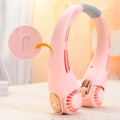 🌀 LIMITED-TIME 30% OFF! 💥 360° Rotating Neck Fan – Ultra Quiet, 3 Speeds, Hands-Free, Long Battery ✨