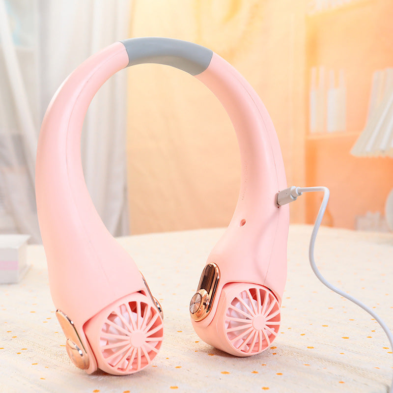 🌀 LIMITED-TIME 30% OFF! 💥 360° Rotating Neck Fan – Ultra Quiet, 3 Speeds, Hands-Free, Long Battery ✨