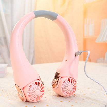 🌀 LIMITED-TIME 30% OFF! 💥 360° Rotating Neck Fan – Ultra Quiet, 3 Speeds, Hands-Free, Long Battery ✨
