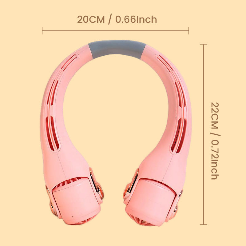 🌀 LIMITED-TIME 30% OFF! 💥 360° Rotating Neck Fan – Ultra Quiet, 3 Speeds, Hands-Free, Long Battery ✨