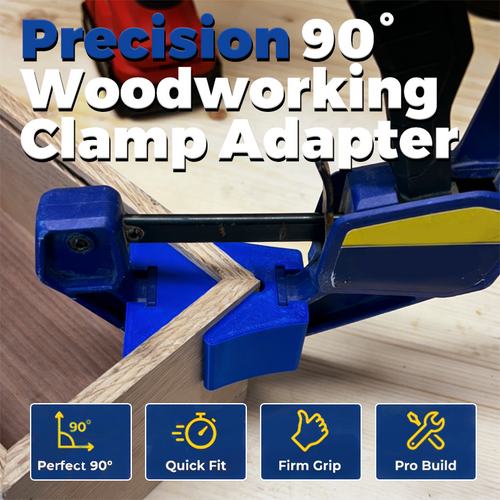 🔧 LIMITED-TIME 30% OFF! 💥 Corner Clamp Adapter for Quick-Grip Bar Clamps – 90° Precision, Heavy Duty, Slip-On ✨