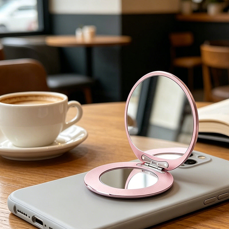 📢📢33% OFF !! ⏰Magnetic Mirror Phone Stand