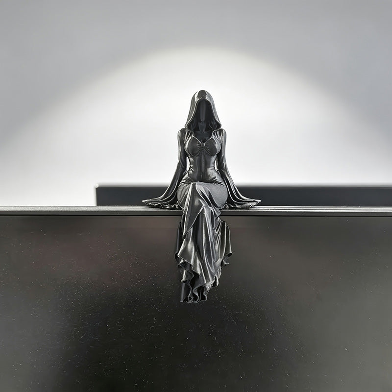 🎁Gothic Elegance Lady Death Statue