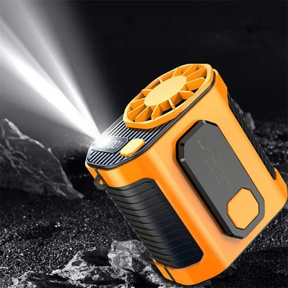 ❄️ LIMITED-TIME 48% OFF! ✨Outdoor High-Speed Waist-Mounted Portable Fan with Flashlight