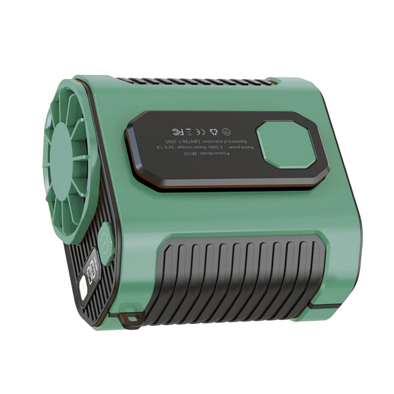 ❄️ LIMITED-TIME 48% OFF! ✨Outdoor High-Speed Waist-Mounted Portable Fan with Flashlight